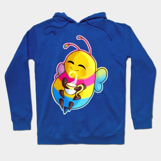 Pansexual bee Hoodie by Zorveechu